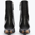 Lanna Black Embossed Croc