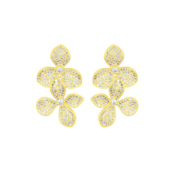 Sakura Earrings Gold