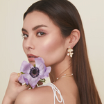 Sakura Earrings Gold