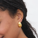 Ariella Statement Studs Gold