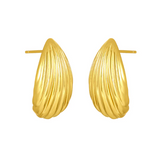 Ariella Statement Studs Gold