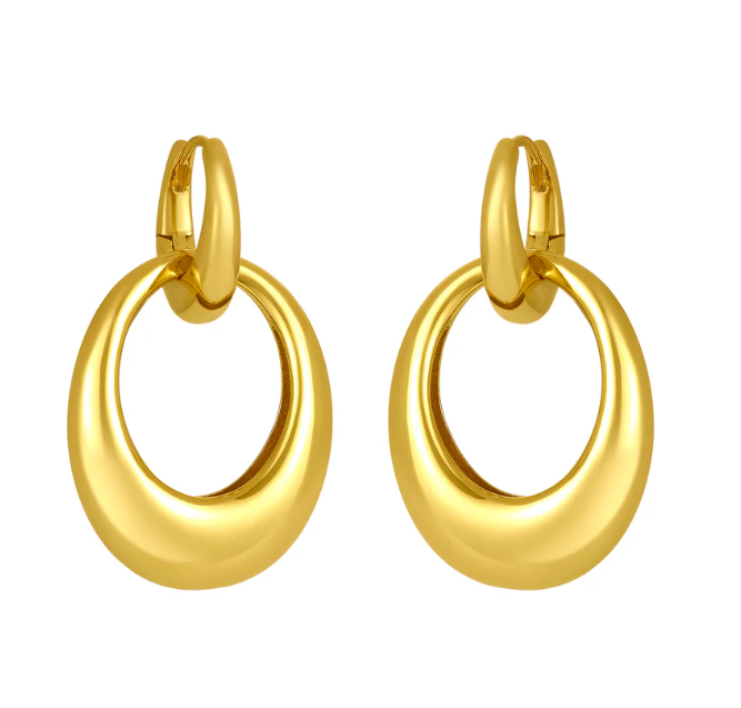 Petra Hoops Gold