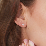 Petite CZ Studs 3mm Gold
