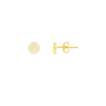 Crystal Juliet Studs Gold