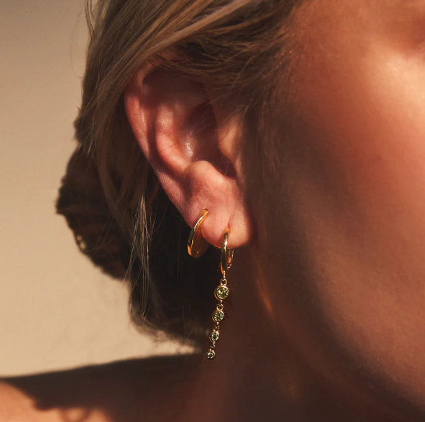 Groove Earrings Gold