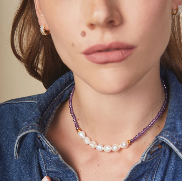 Bella Necklace Amethyst