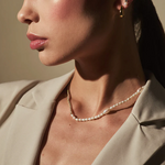 Rosalie Pearl Necklace Gold