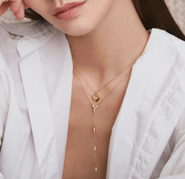 Chiara Lariat Gold