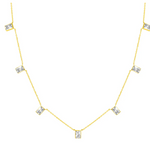 Brooke Baguette Necklace Gold