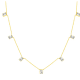 Brooke Baguette Necklace Gold