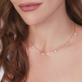 Brooke Baguette Necklace Gold