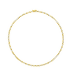 Adeline Tennis Necklace Gold