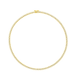 Adeline Tennis Necklace Gold