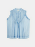 Lenny Flowy Top Bleu Ciel