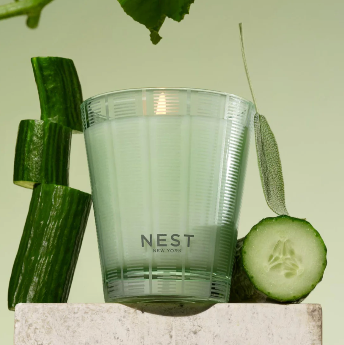 Cucumber and White Sage Candle
