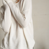 Nova Cashmere Roll Neck Sweater Sugar