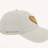 KR Imperfect Leather Heart Hat