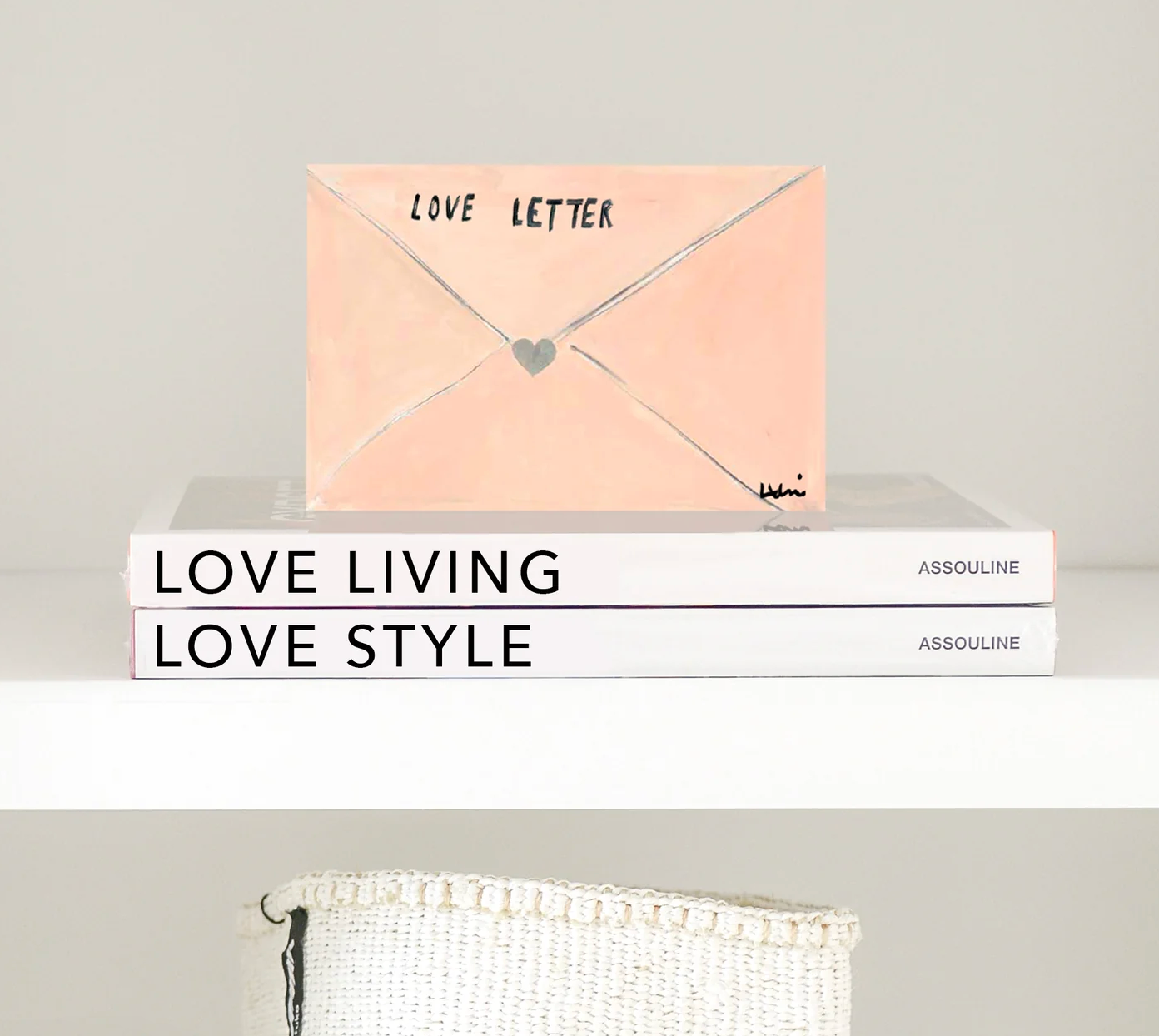 Sending You A Love Note Block of Love 5x7