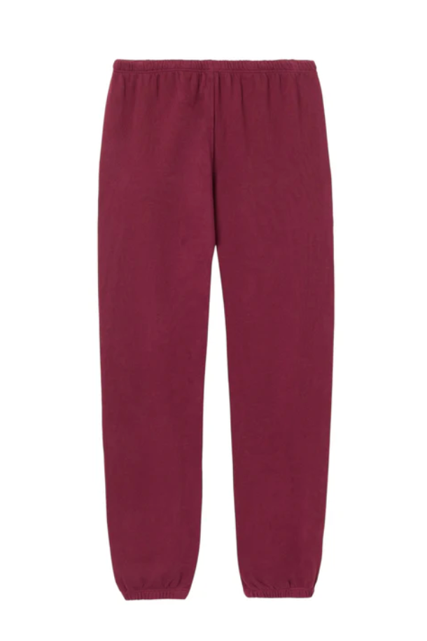 Johnny French Terry Easy Sweatpant Dark Burgundy