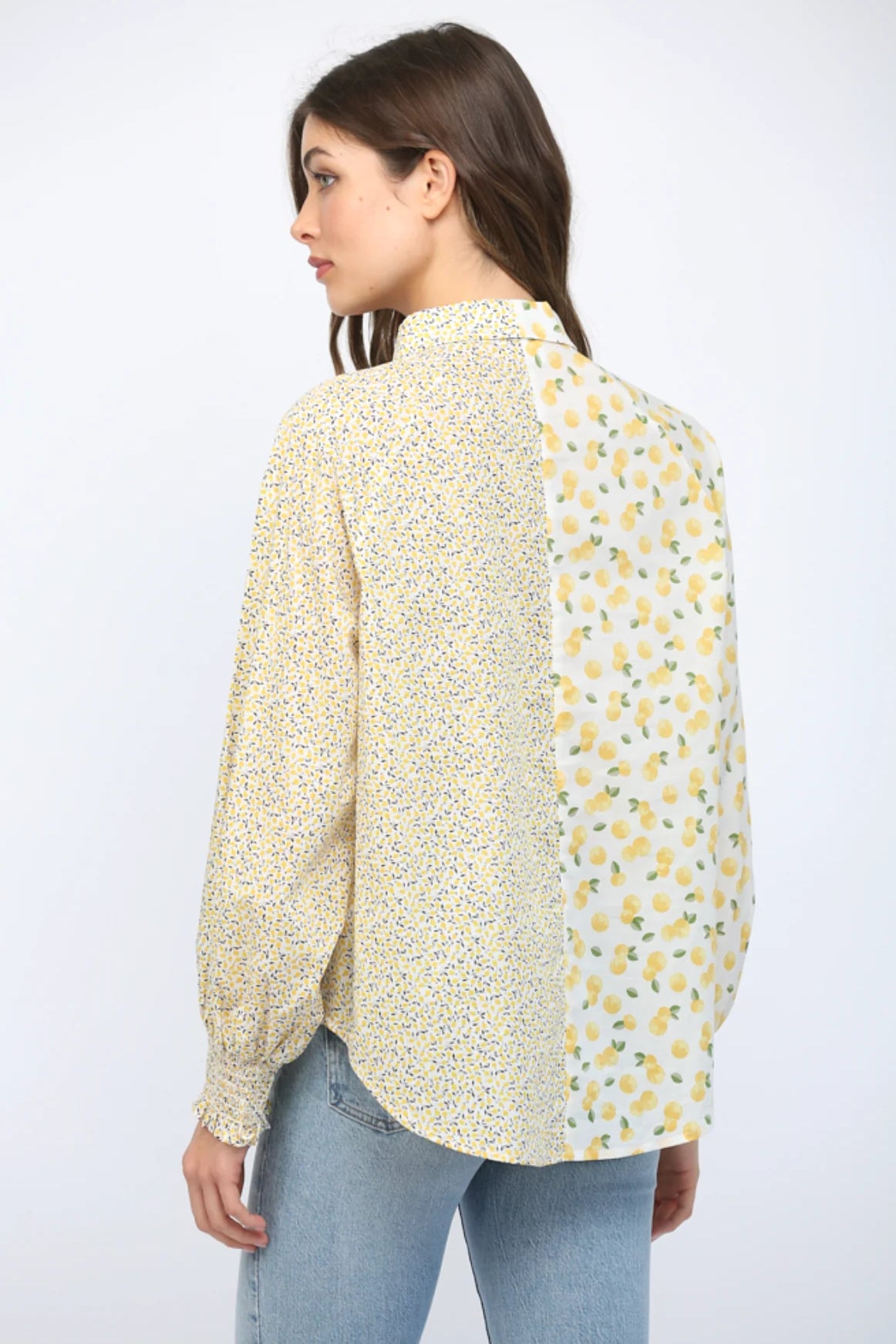 Lemon Button Up Shirt
