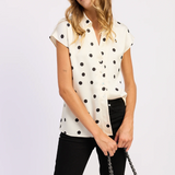 Polka Dot Button Up Shirt