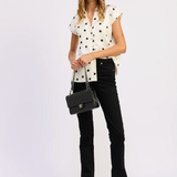 Polka Dot Button Up Shirt