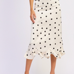 Polka Dot Slip Skirt