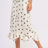 Polka Dot Slip Skirt
