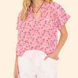 Baylee Top Violet Petals