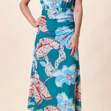 Joelle Midi Dress La Rouge North Sea Print