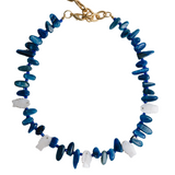 Scaly Blue Fish Necklace