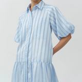 Crissy Mini Dress Oxford Blue