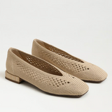 Kasey Knit Ballet Flat Summer Sand Woven Fabric