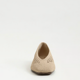 Kasey Knit Ballet Flat Summer Sand Woven Fabric