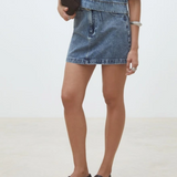 Farah Denim Mini Skirt