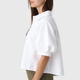 The Billow Sleeve Shirt White