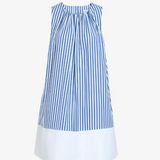 Hallie Dress Optic Blue / French White
