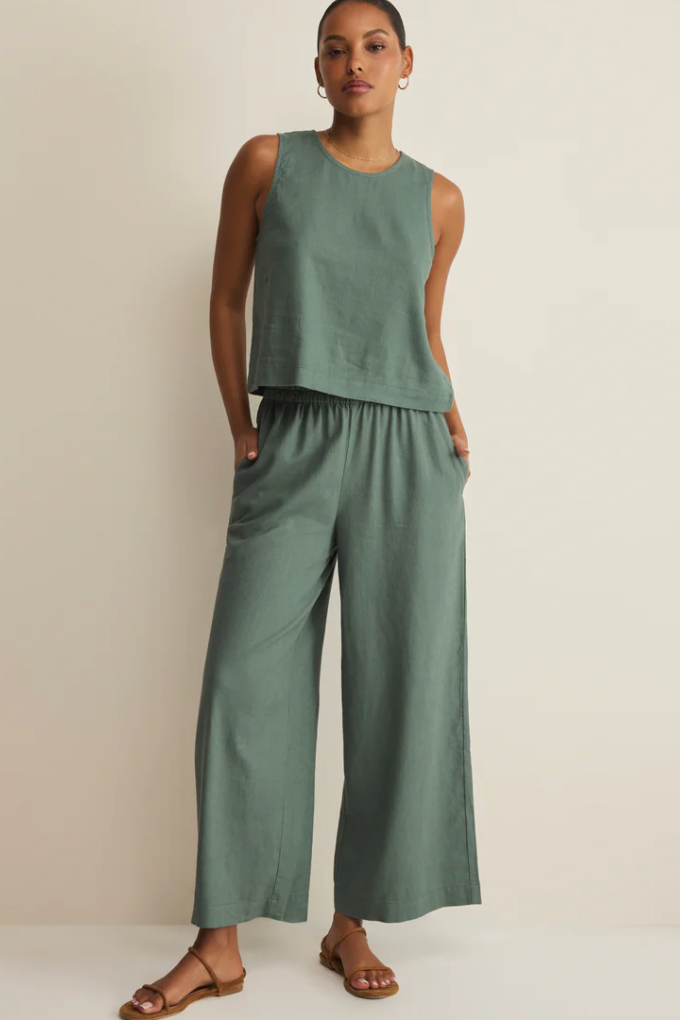 Scout Linen Pant Everglade