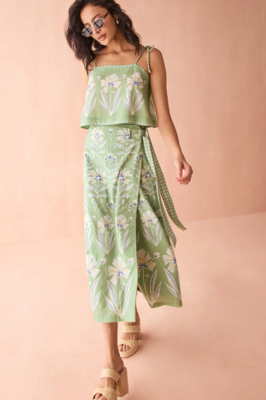 Sammi Skirt Macie Matcha