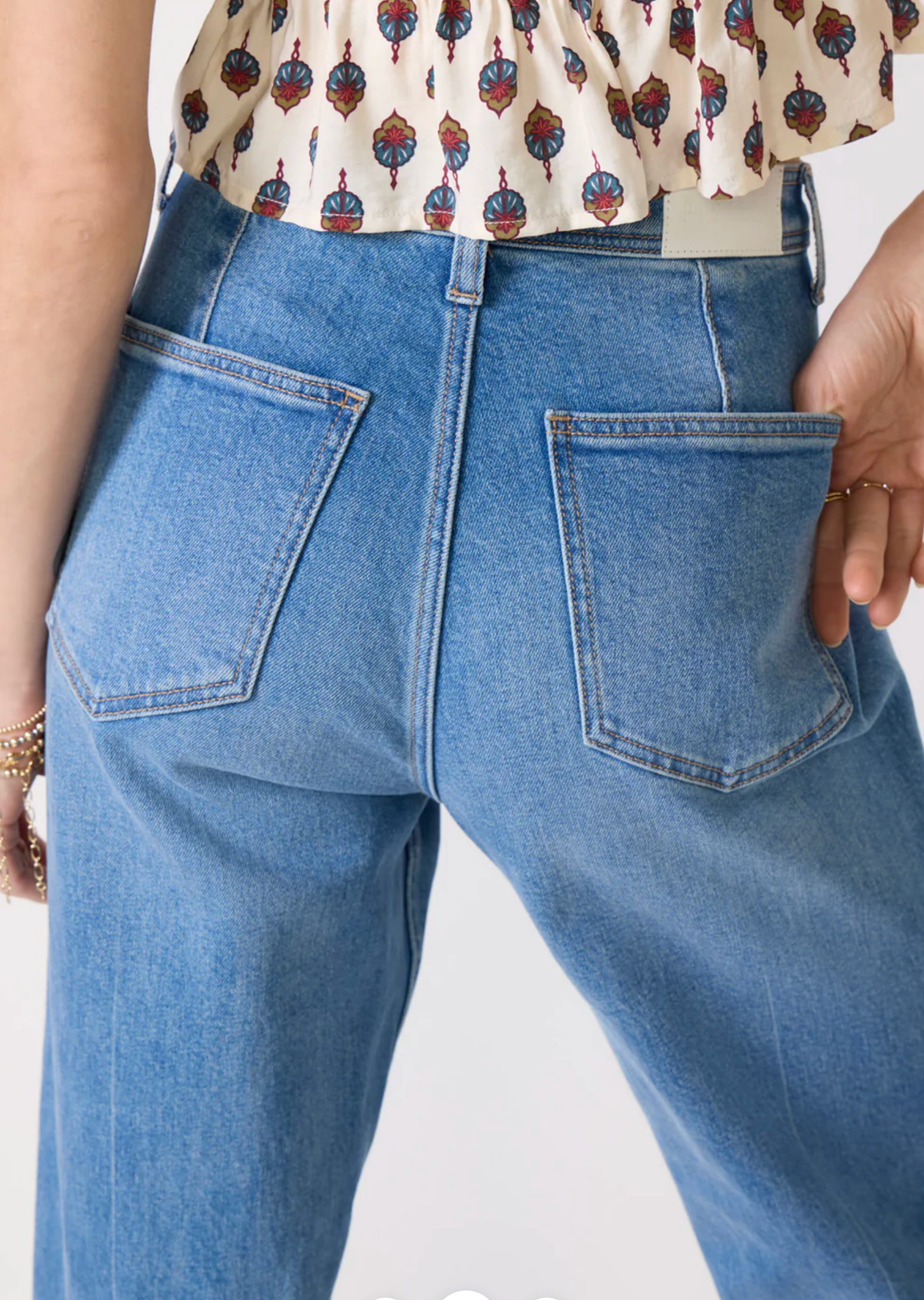 Penny Crop Jean Solina Blue