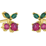 Cherry Studs Gold