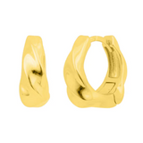 Freya Twist Huggies Gold