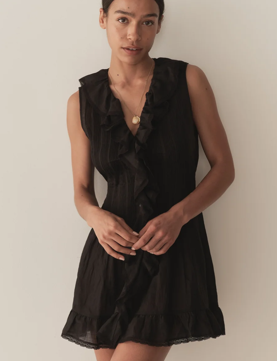 Henrietta Mini Dress Black
