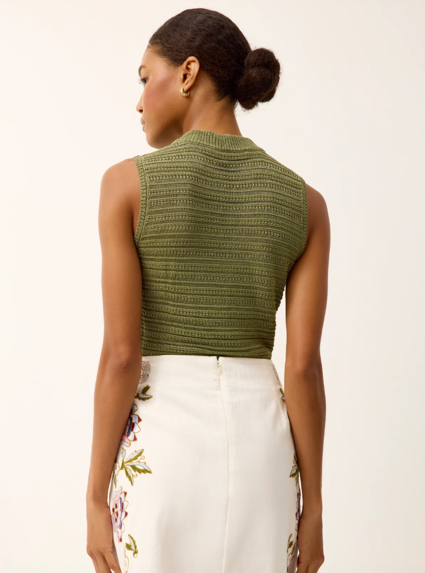 Nev Tank Top Pesto