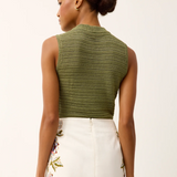 Nev Tank Top Pesto
