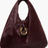 Martin Genuine Calf Hair Hobo Bag