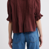 Henri Top Dahlia Burgundry