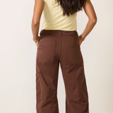 Sabrina Curved Utility Pants Lindt Brown