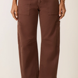 Sabrina Curved Utility Pants Lindt Brown