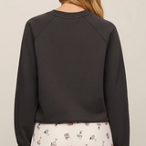 Booze Sweatshirt Ash Black